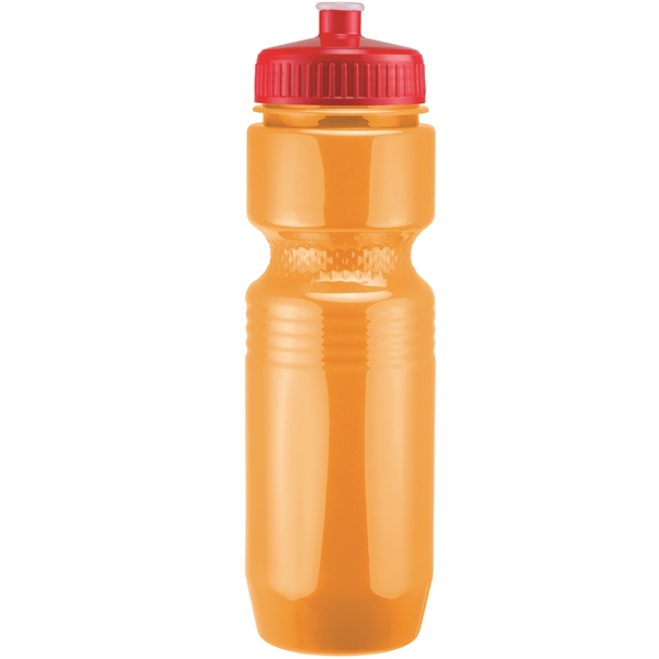 PET solid color sport bottle with push-pull lid that's BPA free... from ASI 43051 CPS / Keystone CPS CPS/Keystone