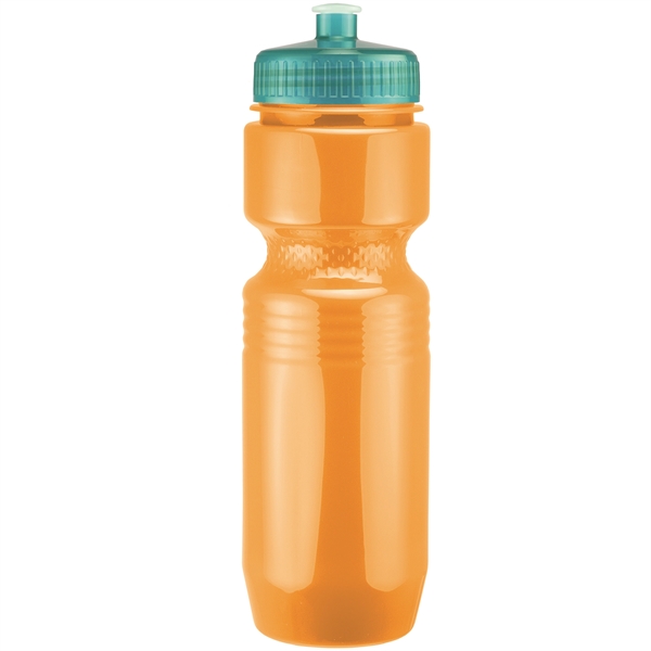 PET solid color sport bottle with push-pull lid that's BPA free... from ASI 43051 CPS / Keystone CPS CPS/Keystone