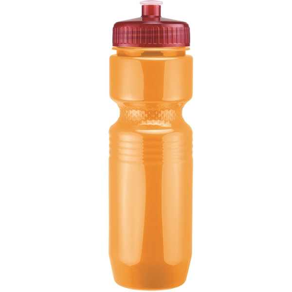 PET solid color sport bottle with push-pull lid that's BPA free... from ASI 43051 CPS / Keystone CPS CPS/Keystone