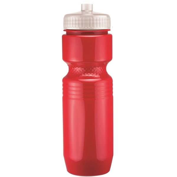 PET solid color sport bottle with push-pull lid that's BPA free... from ASI 43051 CPS / Keystone CPS CPS/Keystone