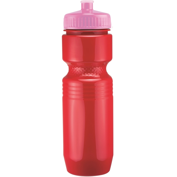 PET solid color sport bottle with push-pull lid that's BPA free... from ASI 43051 CPS / Keystone CPS CPS/Keystone
