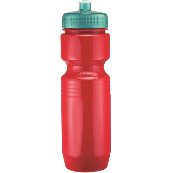 PET solid color sport bottle with push-pull lid that's BPA free... from ASI 43051 CPS / Keystone CPS CPS/Keystone