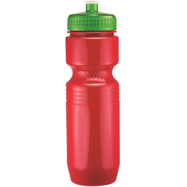 PET solid color sport bottle with push-pull lid that's BPA free... from ASI 43051 CPS / Keystone CPS CPS/Keystone
