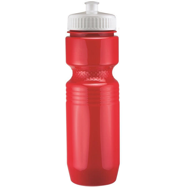 PET solid color sport bottle with push-pull lid that's BPA free... from ASI 43051 CPS / Keystone CPS CPS/Keystone