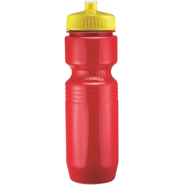 PET solid color sport bottle with push-pull lid that's BPA free... from ASI 43051 CPS / Keystone CPS CPS/Keystone