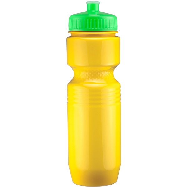 PET solid color sport bottle with push-pull lid that's BPA free... from ASI 43051 CPS / Keystone CPS CPS/Keystone