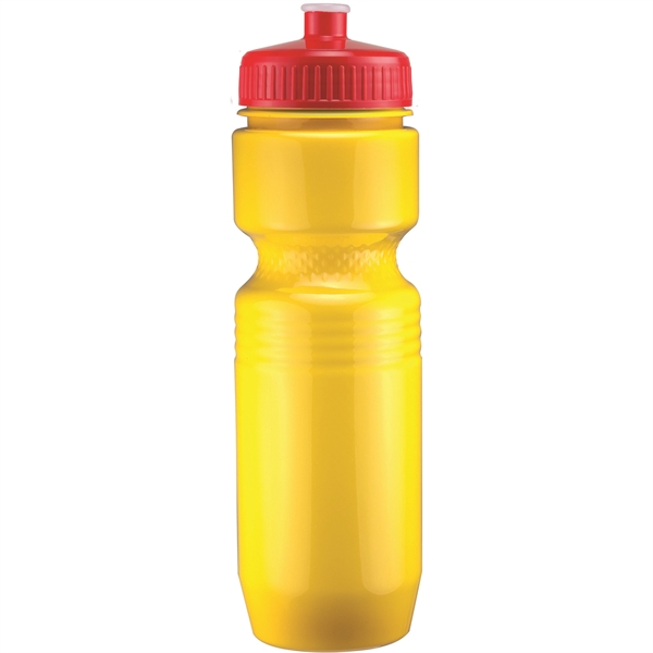 PET solid color sport bottle with push-pull lid that's BPA free... from ASI 43051 CPS / Keystone CPS CPS/Keystone