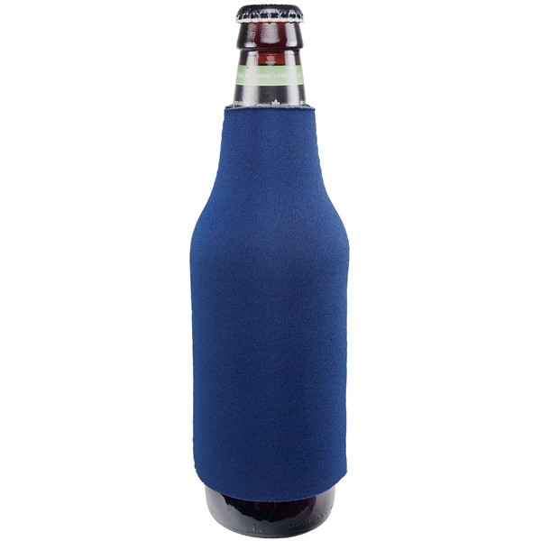 3 1/4"W x 6 1/2"H (lying flat) pullover bottle cooler made... from ASI 43051 CPS / Keystone CPS CPS/Keystone