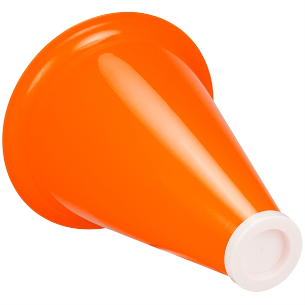 8 1/2" H x 6 3/8" diameter (widest point) megaphone offered... from ASI 43051 CPS / Keystone CPS CPS/Keystone