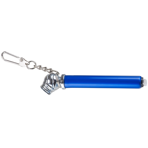 4 1/2"H x 1/4" diameter anodized aluminum tire gauge with keychain... from ASI 43051 CPS / Keystone CPS CPS/Keystone