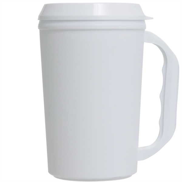 Insulated travel mug with drink-thru lid that's BPA-free and holds up... from ASI 43051 CPS / Keystone CPS CPS/Keystone