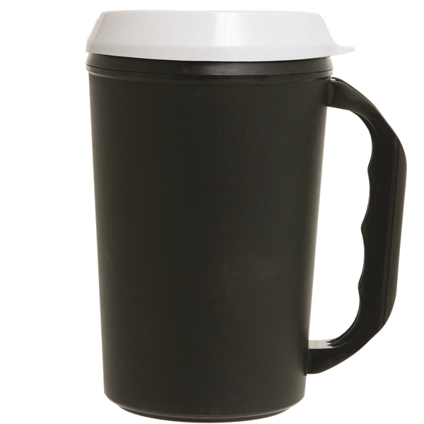 Insulated travel mug with drink-thru lid that's BPA-free and holds up... from ASI 43051 CPS / Keystone CPS CPS/Keystone