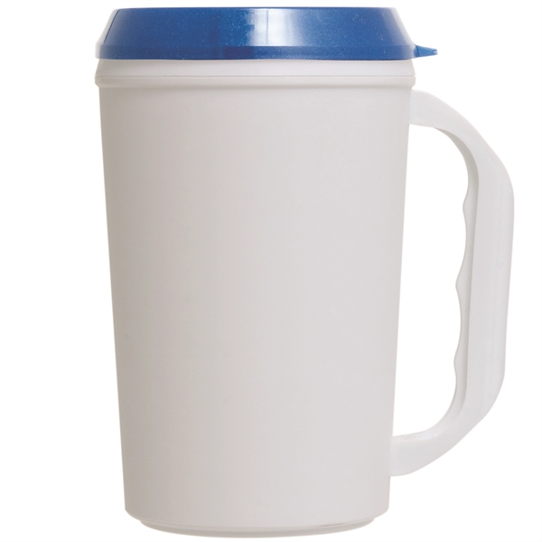 Insulated travel mug with drink-thru lid that's BPA-free and holds up... from ASI 43051 CPS / Keystone CPS CPS/Keystone
