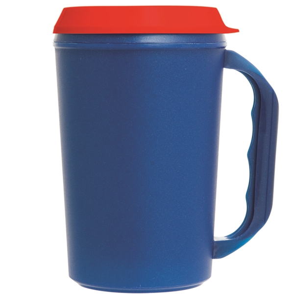 Insulated travel mug with drink-thru lid that's BPA-free and holds up... from ASI 43051 CPS / Keystone CPS CPS/Keystone