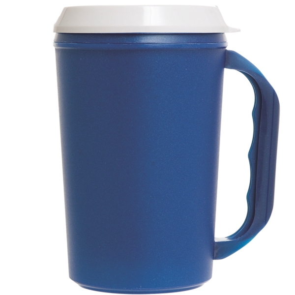 Insulated travel mug with drink-thru lid that's BPA-free and holds up... from ASI 43051 CPS / Keystone CPS CPS/Keystone
