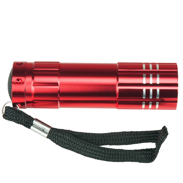 3 1/2" x 1" aluminum LED flashlight with nine LED bulbs... from ASI 43051 CPS / Keystone CPS CPS/Keystone