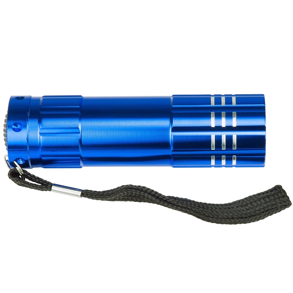 3 1/2" x 1" aluminum LED flashlight with nine LED bulbs... from ASI 43051 CPS / Keystone CPS CPS/Keystone
