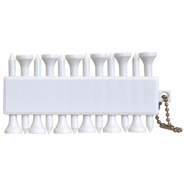 4" x 2 1/4" white polypropylene golf set with silver chain,... from ASI 43051 CPS / Keystone CPS CPS/Keystone