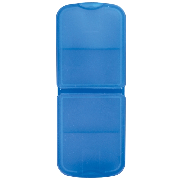 4 3/8" x 1 3/4" four-slot pill box with bandage dispenser... from ASI 43051 CPS / Keystone CPS CPS/Keystone
