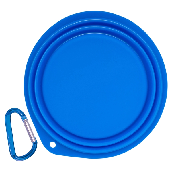 Collapsible Pet Bowl with 2" Carabiner. Available in different colors.... from ASI 43051 CPS / Keystone CPS CPS/Keystone