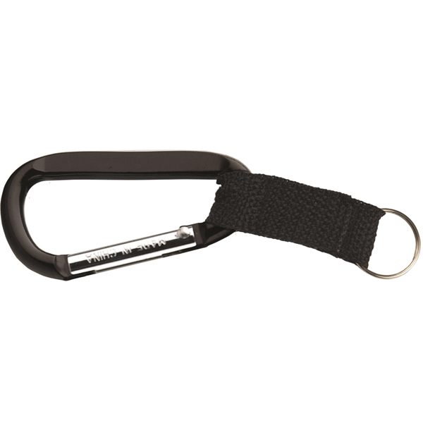 Anodized aluminum carabiner that measures 2 1/4"W x 1 1/4"H and... from ASI 43051 CPS / Keystone CPS CPS/Keystone