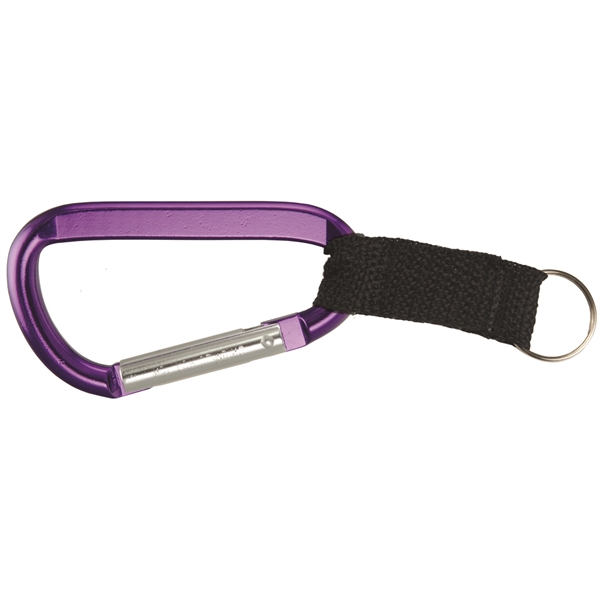 Anodized aluminum carabiner that measures 2 1/4"W x 1 1/4"H and... from ASI 43051 CPS / Keystone CPS CPS/Keystone