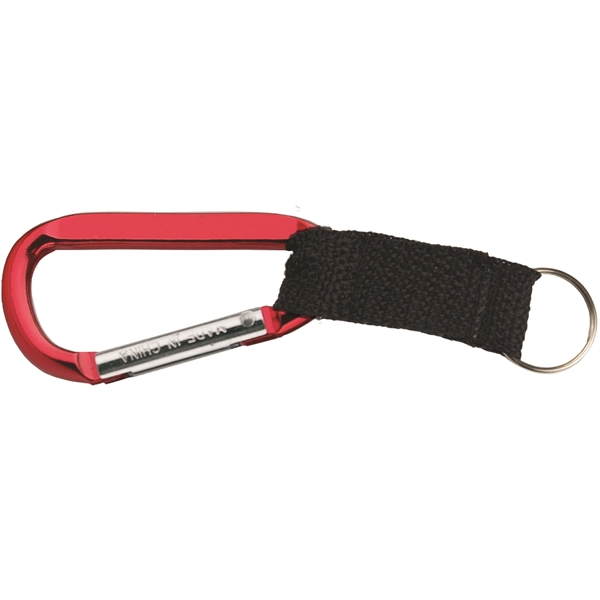 Anodized aluminum carabiner that measures 2 1/4"W x 1 1/4"H and... from ASI 43051 CPS / Keystone CPS CPS/Keystone