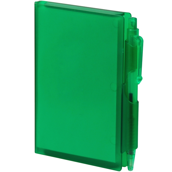 3"W x 4"H hard cover notepad with 80 pages and pen;... from ASI 43051 CPS / Keystone CPS CPS/Keystone
