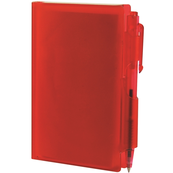 3"W x 4"H hard cover notepad with 80 pages and pen;... from ASI 43051 CPS / Keystone CPS CPS/Keystone