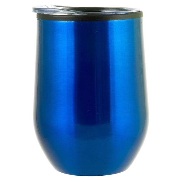 12 oz. Bay Mist Stainless Wine Tumbler with Clear Lid... from ASI 43051 CPS / Keystone CPS CPS/Keystone
