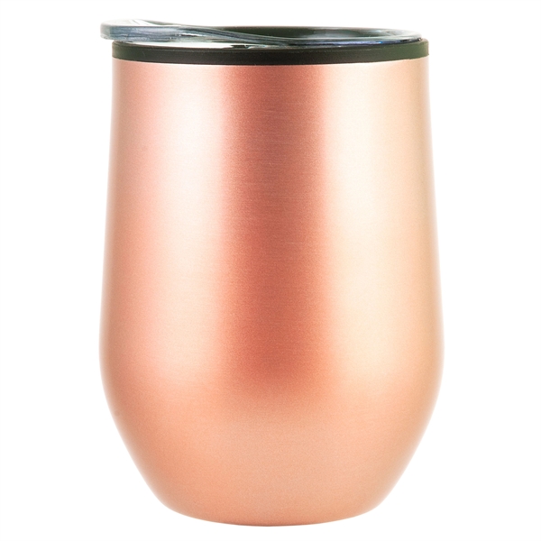 12 oz. Bay Mist Stainless Wine Tumbler with Clear Lid... from ASI 43051 CPS / Keystone CPS CPS/Keystone
