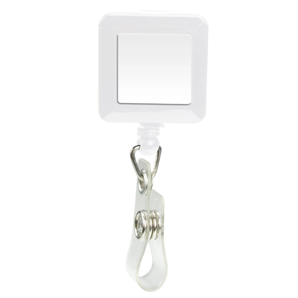 1 1/4" x 1 1/4" square badge holder with retractable 30"... from ASI 43051 CPS / Keystone CPS CPS/Keystone