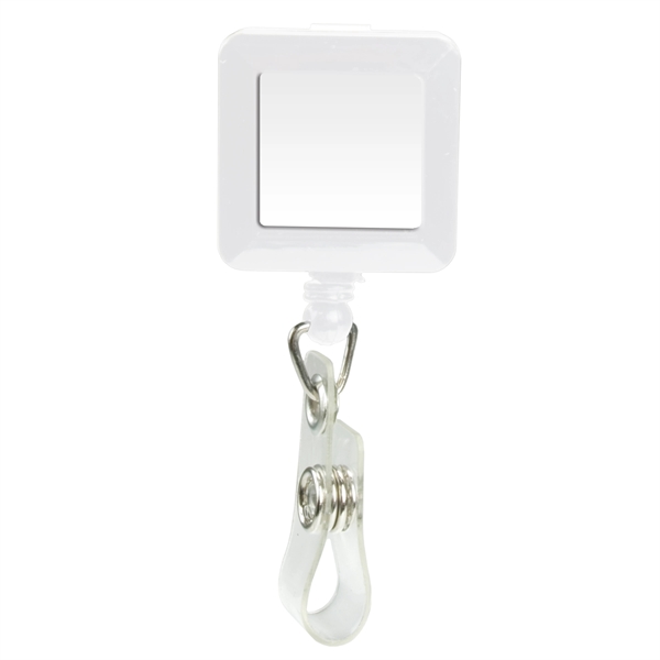1 1/4" x 1 1/4" square badge holder with retractable 30"... from ASI 43051 CPS / Keystone CPS CPS/Keystone
