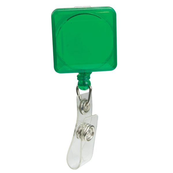 1 1/4" x 1 1/4" square badge holder with retractable 30"... from ASI 43051 CPS / Keystone CPS CPS/Keystone