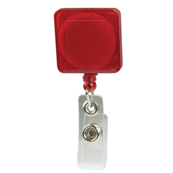 1 1/4" x 1 1/4" square badge holder with retractable 30"... from ASI 43051 CPS / Keystone CPS CPS/Keystone