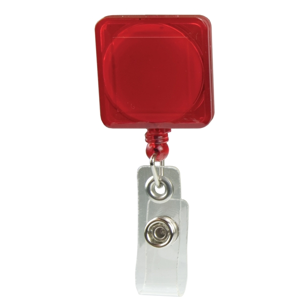 1 1/4" x 1 1/4" square badge holder with retractable 30"... from ASI 43051 CPS / Keystone CPS CPS/Keystone