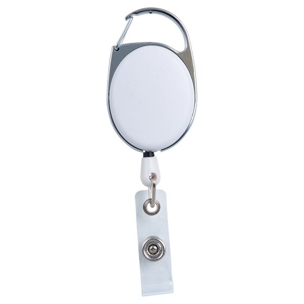 Premium Retractable Badge Holder with carabiner clip and slide on clip.... from ASI 43051 CPS / Keystone CPS CPS/Keystone