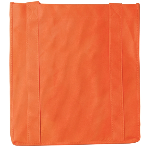 Reusable grocery tote made of 100% nonwoven polypropylene recyclable material with... from ASI 43051 CPS / Keystone CPS CPS/Keystone