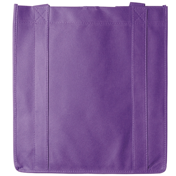 Reusable grocery tote made of 100% nonwoven polypropylene recyclable material with... from ASI 43051 CPS / Keystone CPS CPS/Keystone