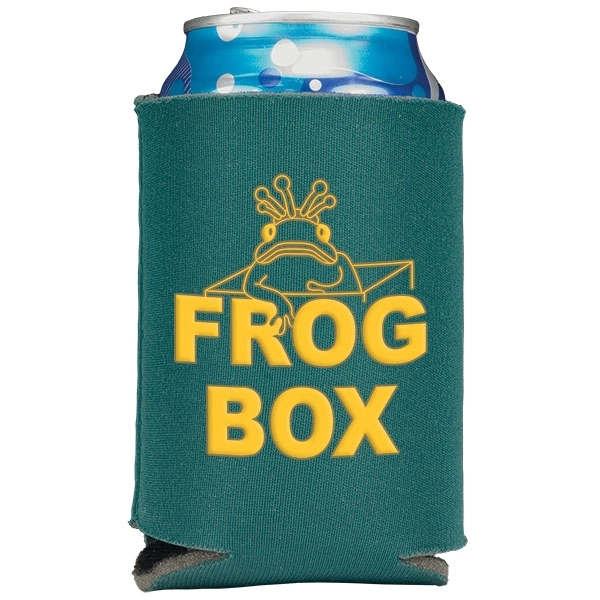 3 1/2" x 4" foam can cooler that's foldable and offered... from ASI 43051 CPS / Keystone CPS CPS/Keystone