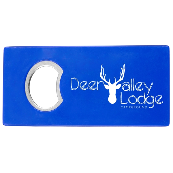 Rectangle Metal Bottle Opener with Magnet.... from ASI 43051 CPS / Keystone CPS CPS/Keystone