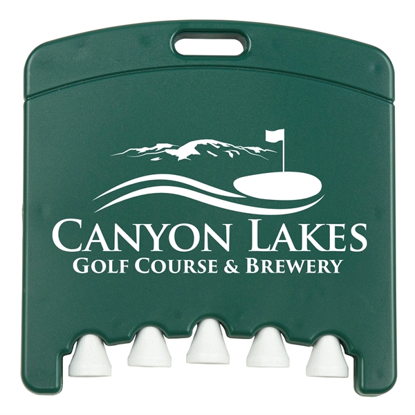 Golf bag tag made of AS material with golf tees; offered... from ASI 43051 CPS / Keystone CPS CPS/Keystone