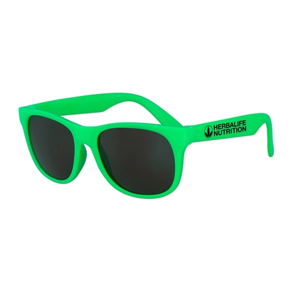 Solid colored plastic sunglasses with UV400 protecting lenses.... from ASI 98360 WOWLine / WOWLine®