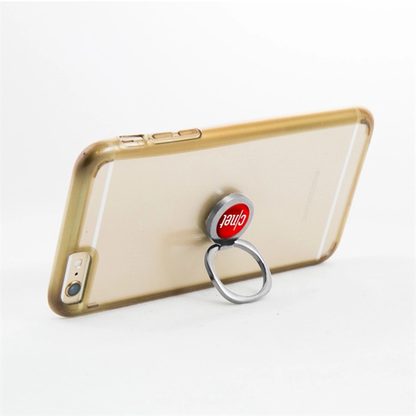 Adhesive zinc alloy phone ring that doubles as a stand and... from ASI 88060 Snugz/USA Inc / Sweda®