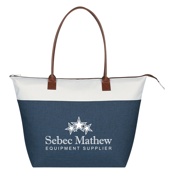Regatta Tote Bag.  Made of Polycanvas.  Top Zippered Closure.... from ASI 61125 Hit Promotional Products / Hit®