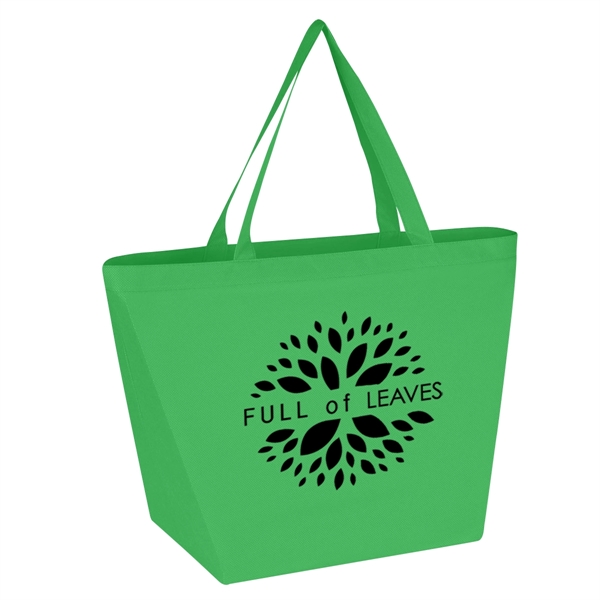 Non-Woven Budget Shopper Tote Bag.  Made of 80 Gram Non-Woven,... from ASI 61125 Hit Promotional Products / Hit®