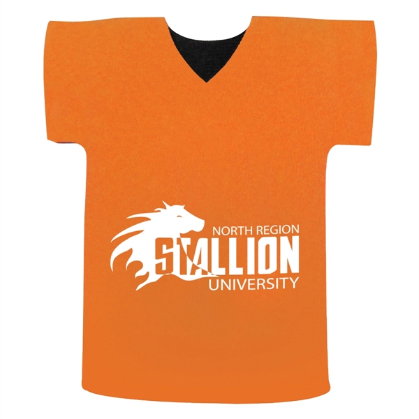 Bottle holder made of laminated open cell foam.... from ASI 61125 Hit Promotional Products / Hit®