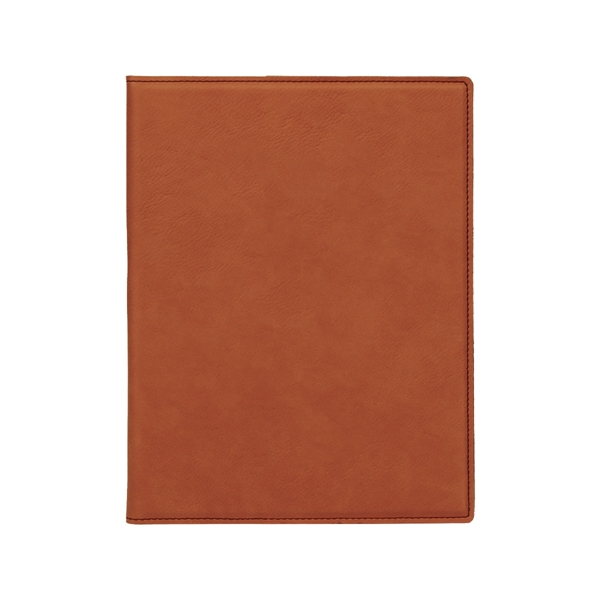 7" x 9" rawhide PU leatherette portfolio with writing pad, pen... from ASI 74601 Calico