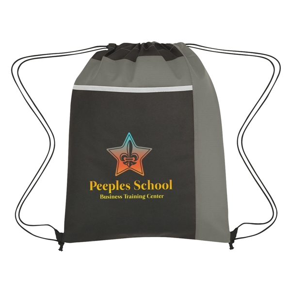 Non-Woven Pocket Sports Pack. Made Of 80 Gram Non-Woven, Coated Water-Resistant... from ASI 61125 Hit Promotional Products / Hit®