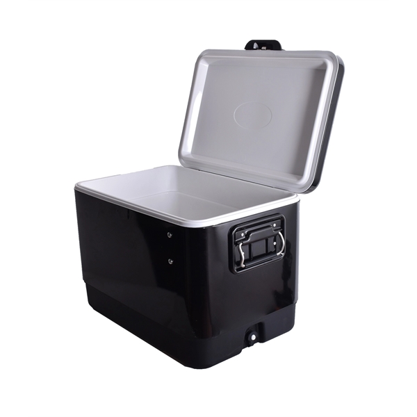 Insulated cooler with lock closure; holds up to 80 cans.... from ASI 76730 Peerless Umbrella Co Inc / Threads By Peerless